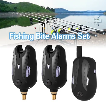 

Lixada Wireless Digital Fishing Alarm Fishing Bite Alarms Set Fishing Receiver Sound Alert Kit Led Alarm Indicator