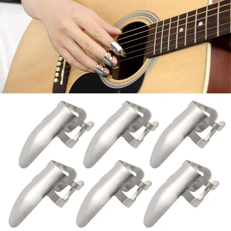 OOTDTY 51mm Stainless Steel Tone Bar Guitar Slide Finger Knuck For Hawian Guitar