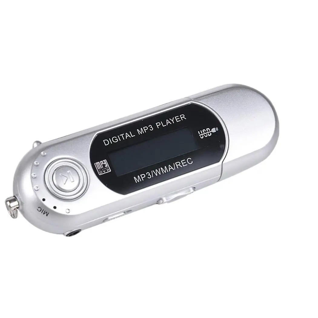 WMA USB MP3 музыкальный плеер ЖК дисплей Экран Поддержка TF 3 5 мм карта с наушники