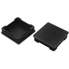 Промо-акция! 2 шт. 70 мм x 70 мм пластиковые квадратные колпачки трубы вставки концевые заглушки