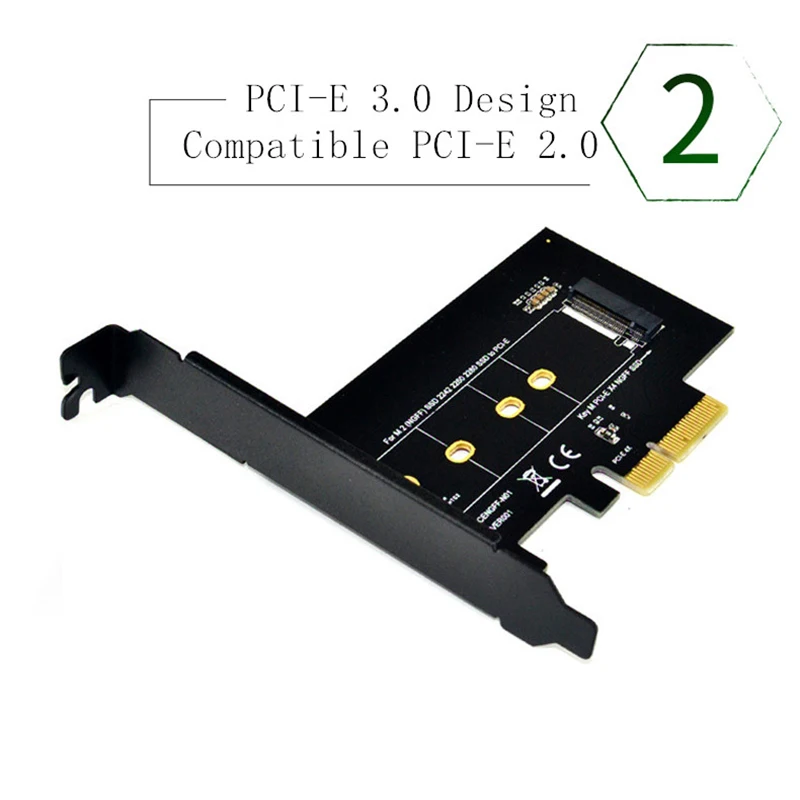 PCI-Express PCI-E 3,0X4 к M.2 NGFF M ключ слот конвертер адаптер карта M2 Nvme PCIE SSD Riser Card для настольного компьютера Поддержка 2230 22