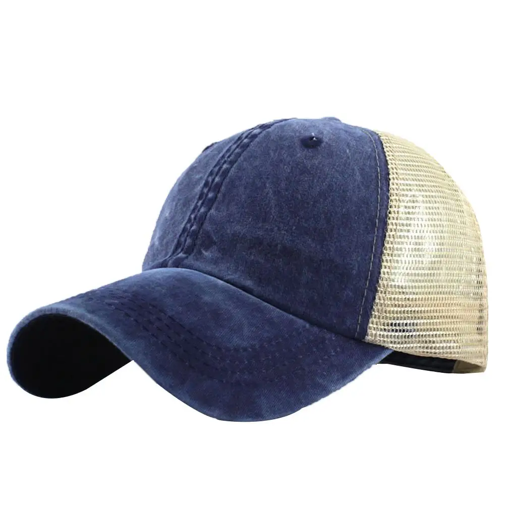Весна и лето сетки бейсбольная Кепка унисекс Snapback Регулируемый хлопок бейсбол