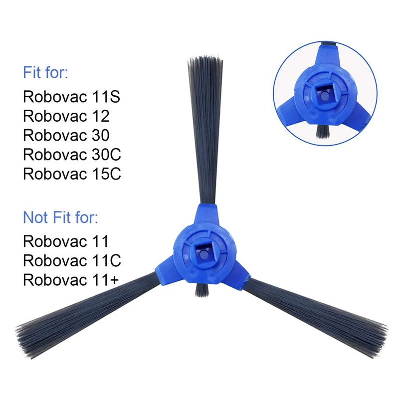 15 Pieces Replacement Accessories Kit For Eufy Robovac 11S,Robovac 30C,Robovac 15C,Robovac 30 Accessory,Robotic Vacuum Cleaner