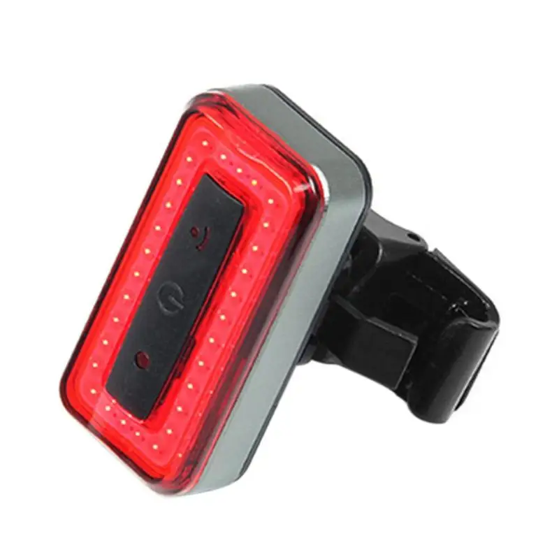 

USB Rechargeable Bicycle Light LED Flashlight Rear Light Brake Sensing Light Cycling Taillight Safety Warning Lamp