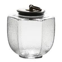 Китайский кунг-фу молоток стеклянный чай Caddy Канистра японский фарфоровый контейнер для Пуэр Улун хранение чая комоды чай