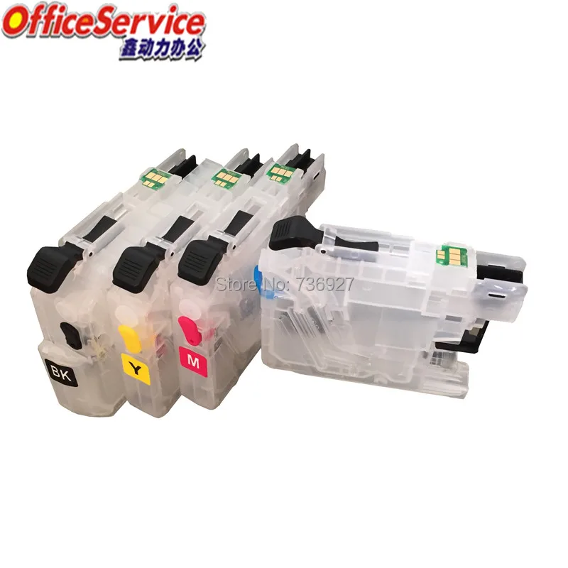LC121 LC123 LC125 LC127 многоразовый картридж для принтера Brother DCP-J4110DW J132W J152W J552DW J752DW J172W