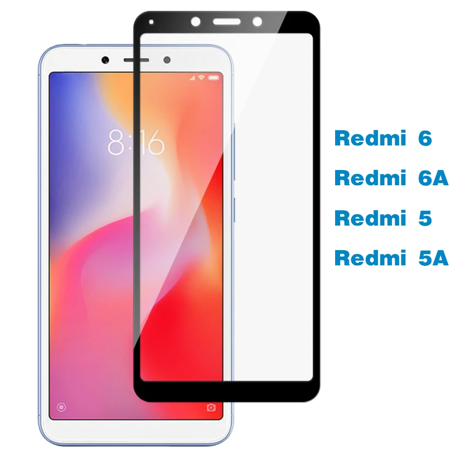 Защитное стекло для Xiaomi Redmi 6A 5A 4A S2 чехол из закаленного стекла Xaomi Xiomi 5 Plus 6 Pro A6 A5 A