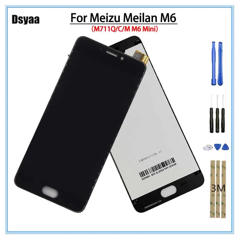 

5.2 inch For Meizu For Meilan M6 M711H M711M M711Q M6 Mini LCD Display Touch Screen Digitizer Assembly Repair Parts