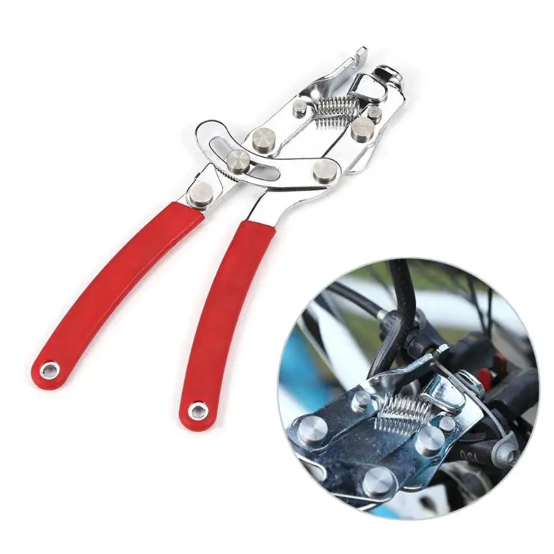 

Bicycle Bike Hand Motorcycle Brake Gear Inner Cable Wire Puller Hose Clamp Pliers Repair Tool for Bicycle Red