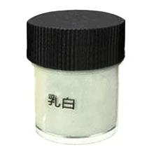 10 мл фосфоресцирующий пигмент цвет пигмент гуашь цвет черный светло-белый