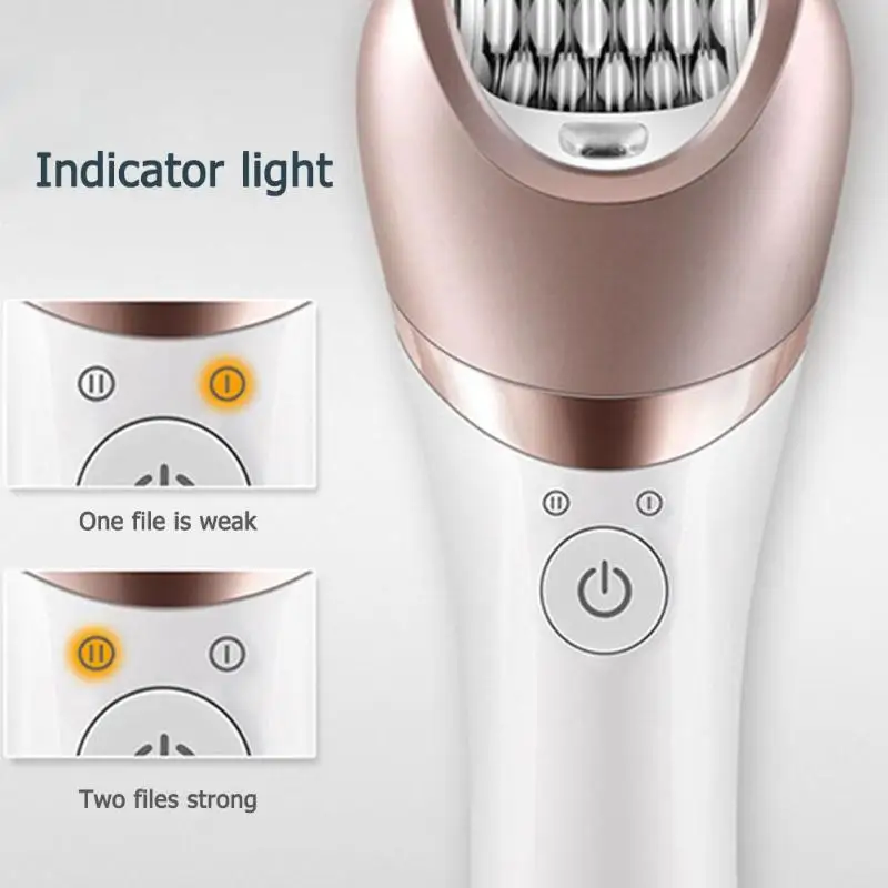 Kemei KM-8001 5 In 1 Rechargeable Shaver Electric Epilator Shaving Hair Remover Women Depilation Massager Callus Removal Sets