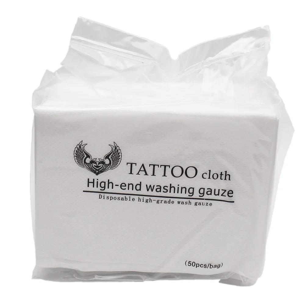 

50pcs Tattoo Cleaning Paper Towel Tissue Table Mat Disposable Medical Wipe Tools for Body Art Permanent MakeupSupply Accessories