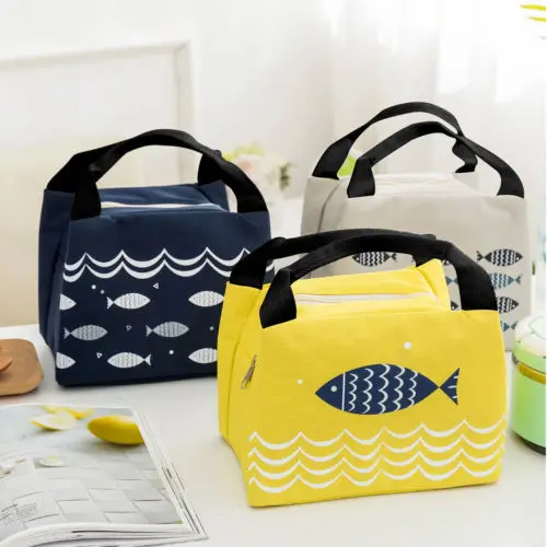 

Portable Insulated Thermal Cooler Lunch Box Carry Tote Picnic Case Storage Bag Oxford Cloth Lunch Bags