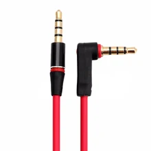 3.5mm Jack Plug Car AUX Audio Cable 4 Pole Male To Male Right Angle Car AUX Headphone Stereo Audio Cables For Car Microphone high quality 1m car audio jack plug male to male aux cable 3 5 mm audio male to male cables for headphone mp3