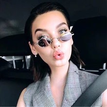 Kachawoo круглые зеркальные солнцезащитные очки, мужские ретро очки, Золотая черная металлическая оправа, маленькие овальные солнцезащитные очки, женские винтажные очки