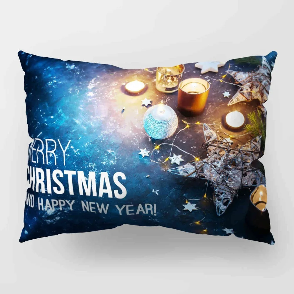 Modern Style Decoration Letter Pillow Merry Christmas Children Plush Fabric Almofada Chair Cushion For Home Decor Coussin Emoji