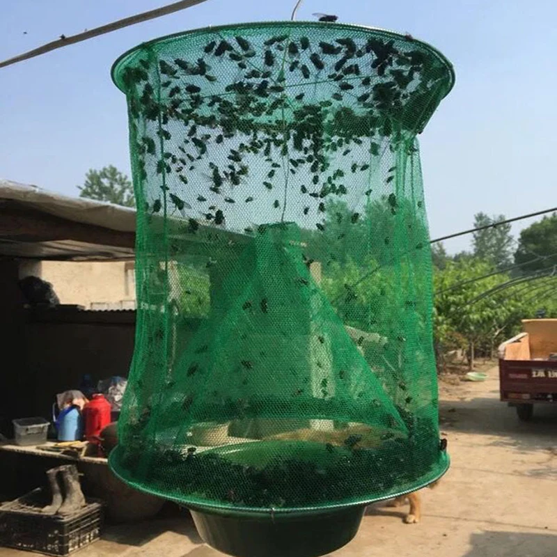 Зеленый складной висит Fly-catcher убийца сетчатое ограждение ловушка для лошади