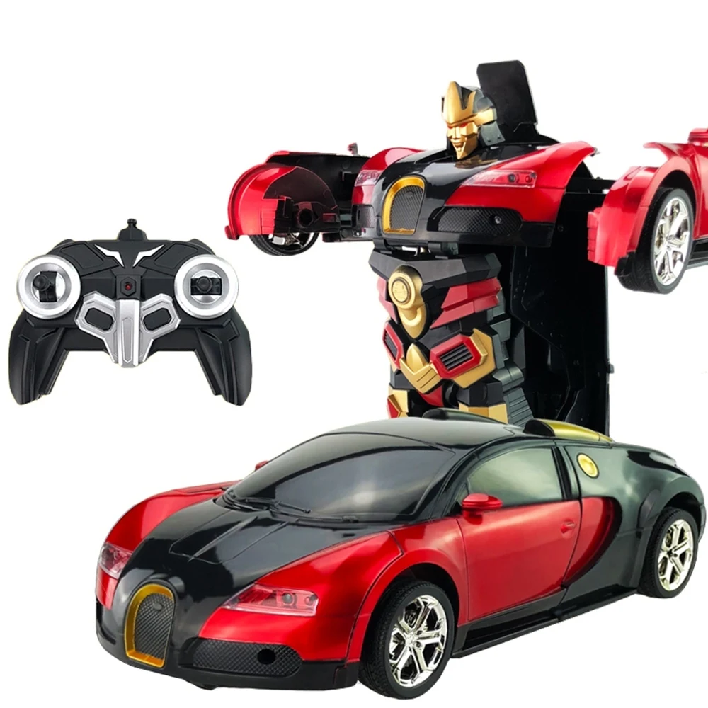 RC Robot Car RC Deformation Car Toys Model Transformation Remote Control Battery Deformation Sports Robots Toys