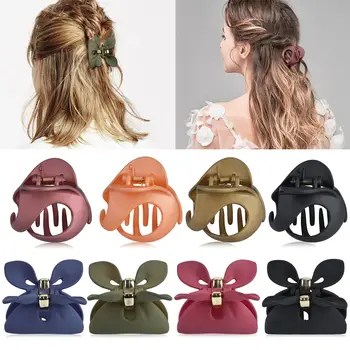 

8pcs Fashion Women Rabbit Ear Acrylic Hair Claws Hairpins Hair Crab Lady Make UP Washing Hair Clip Hair Accessories