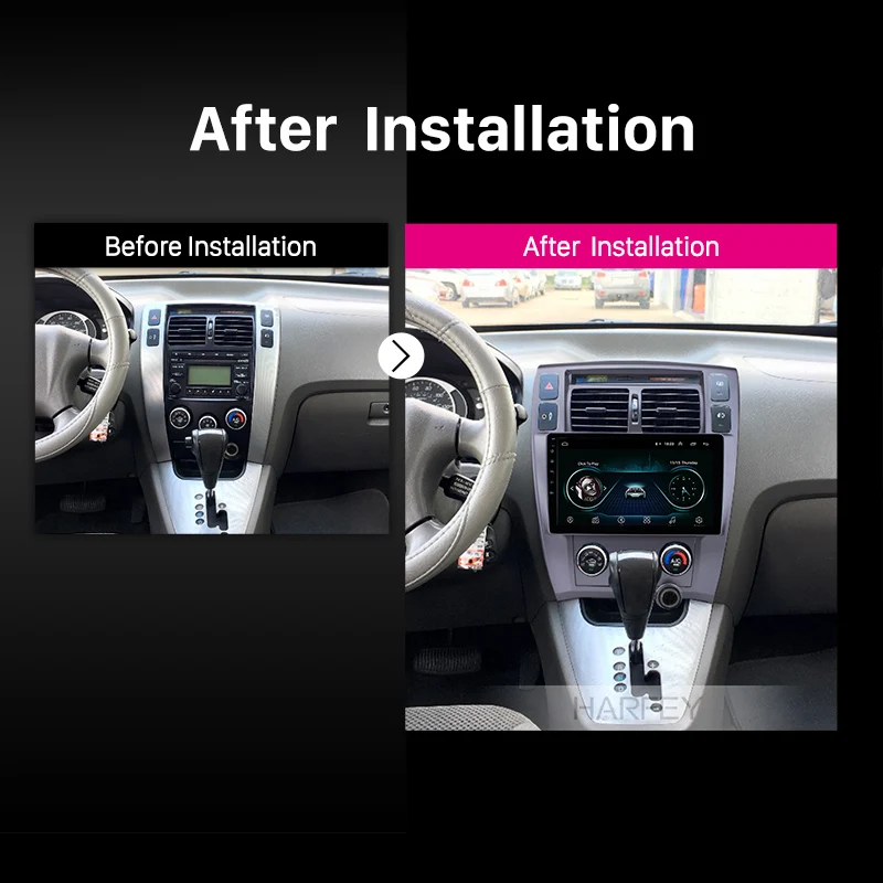 Top Harfey Android 8.1 Radio 10.1inch For 2006-2013 Hyundai Tucson LHD GPS Navigation Car multimedia player Stereo Bluetooth 3G SWC 5