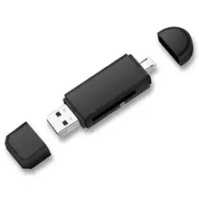 Micro USB+ USB 2in 1 OTG картридер универсальный высокое Скорость USB3.0 карты памяти Адаптер для компьютера/Windows/ПК/Android/телефона/планшета