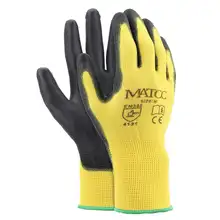 Новые Safurance 12 пар ПУ нитриловые защитные рабочие перчатки садовые строительные рукавицы с захватом Размер M/L/XL защита рук