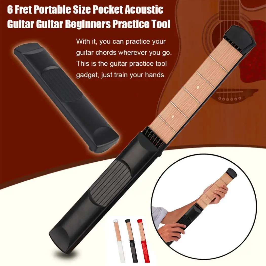 Portable Pocket Guitar Practice Tool Guitar Chord Casual