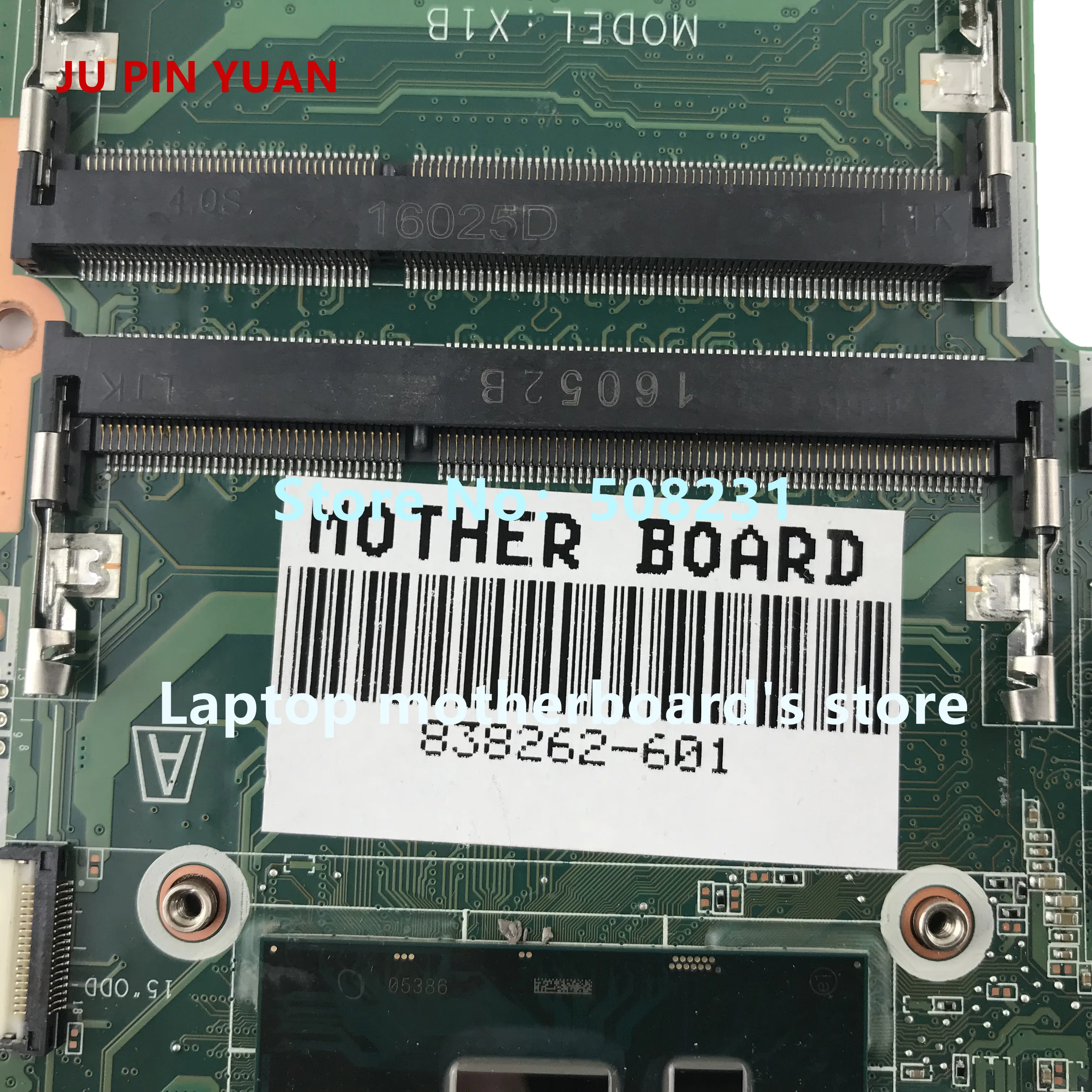  JU PIN YUAN 838262-601 838262-001 DAX1BMB1AF0 for HP Pavilion 17-G 17T-G 17-S 17-S013CA Laptop moth