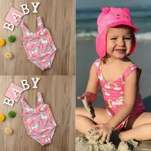 PUDCOCO Горячая бикини новорожденный Купальник для девочки Единорог купальники, купальные костюмы Поддержка оптом