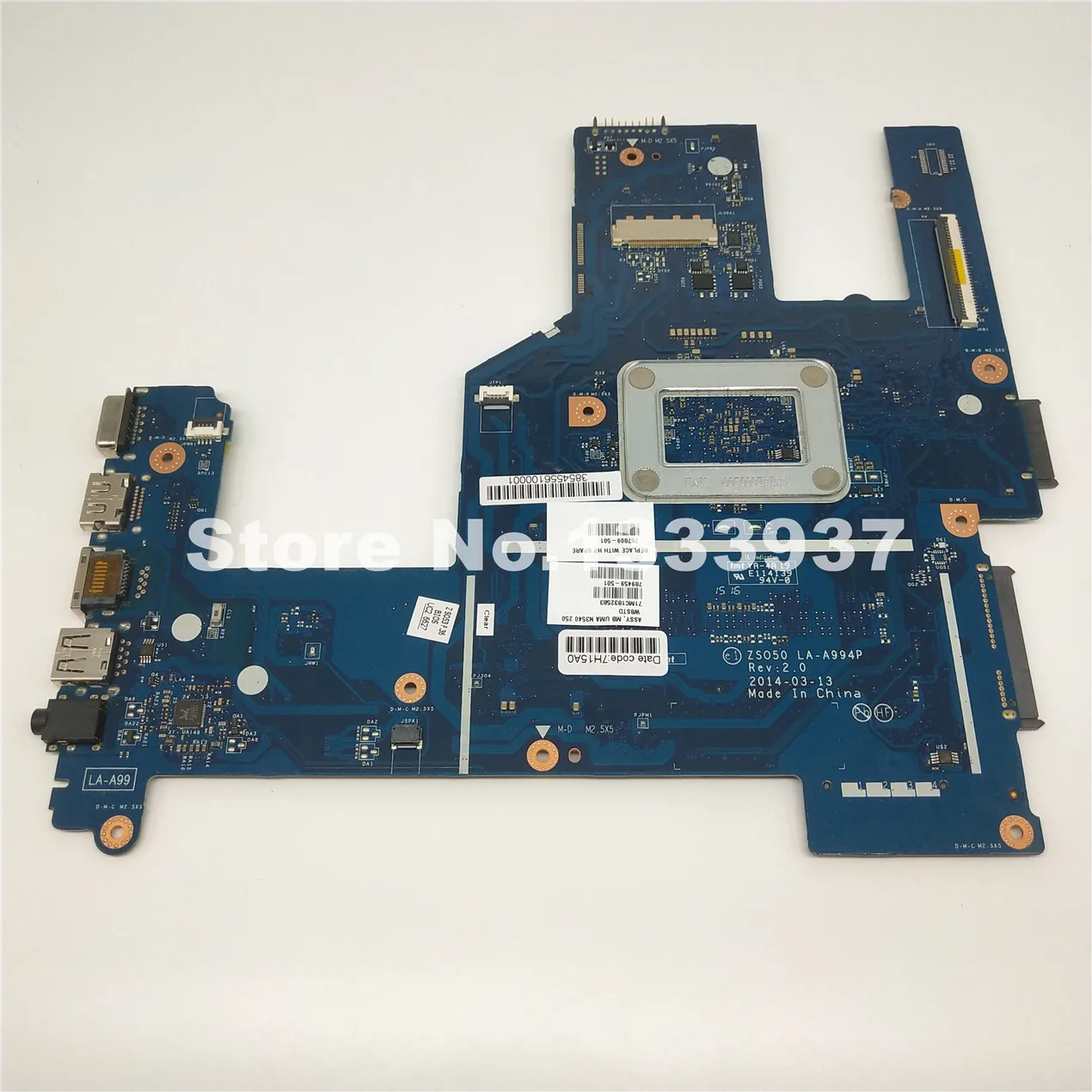 Материнская плата 787809 501 для ноутбука HP 15 R 250 G3 256 15r материнская N3540 SR1YW ZS050 LA A994P 001