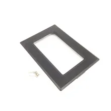 Display instrumento exterior abs chama retardador de plástico líquido cristal caso da tela lcd 12864 escudo quadro embalagem