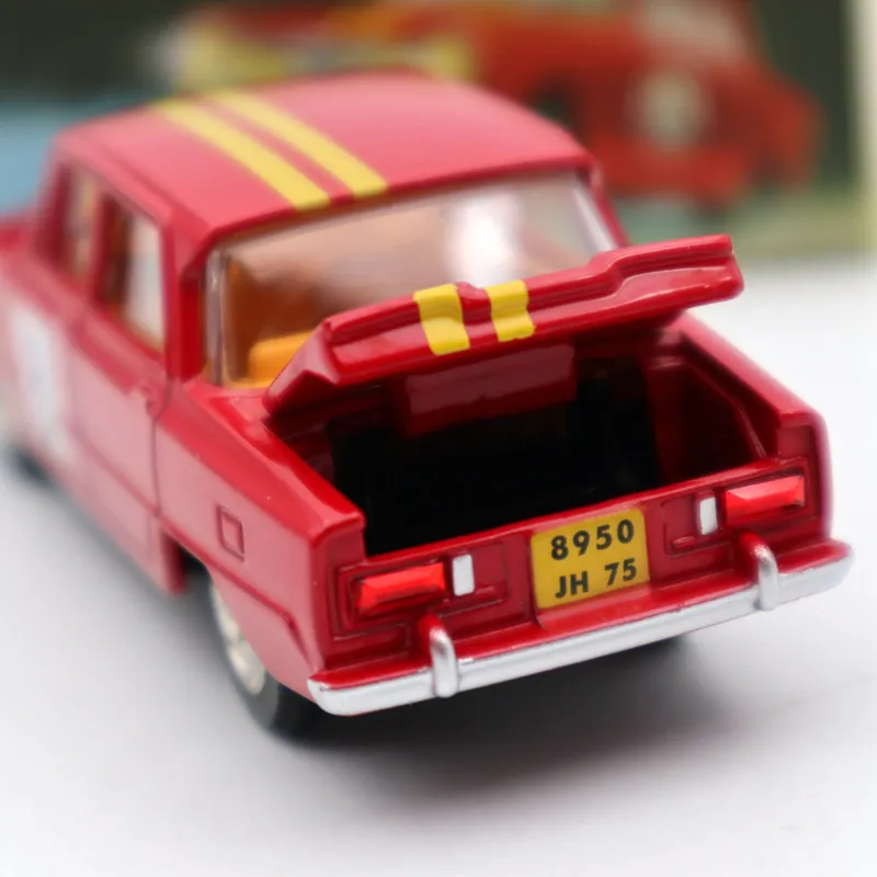 1:43 Atlas Dinky игрушки 1401 ALFA ROMEO 1600 TI ралли #8 литьё под давлением модельных