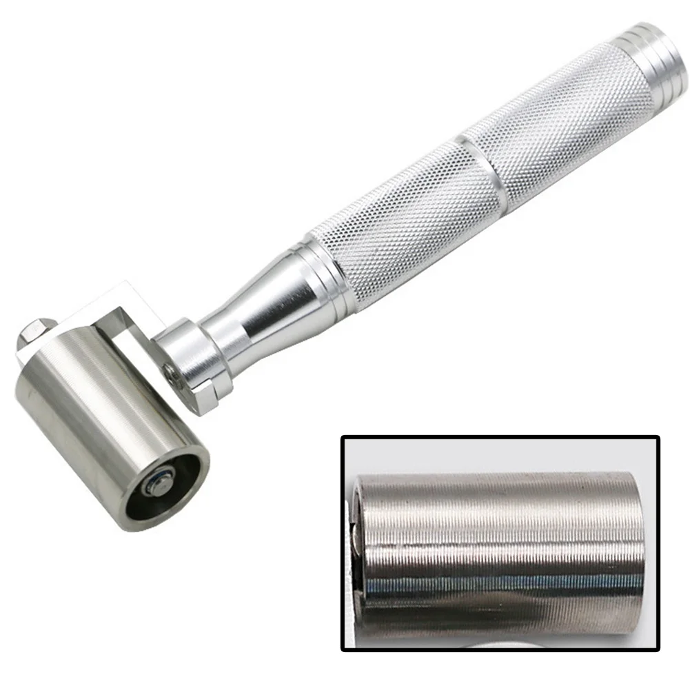 

Hand DIY Seam Pressure Tool Wall Sticker Roller Flat Stainless Steel Bearing Wheel Edge
