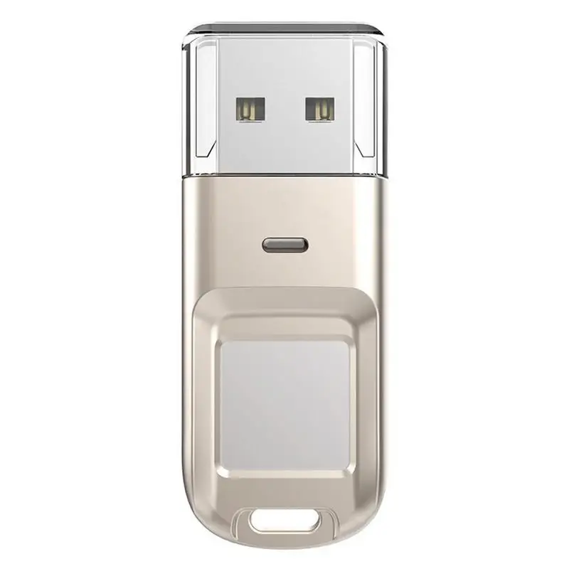 

Fingerprint Encryption U Disk 32G 64G Fingerprint Recognition Metal Innovative Mini Encryption USB Flash Drives Data Storage
