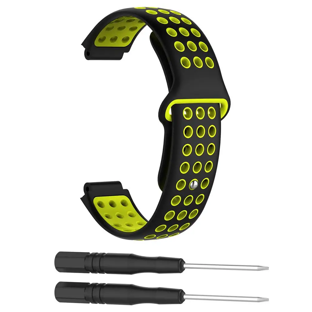 Цветной силиконовый сменный ремешок для часов Garmin Forerunner 230 235 220 620 630 735 Смарт часы