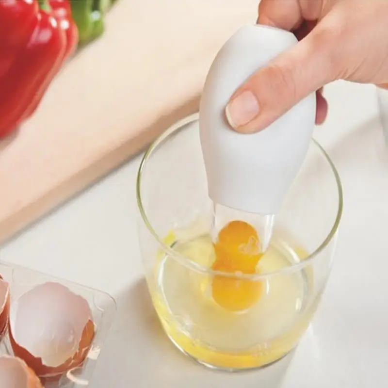 Eco Friendly Egg White Separator Yolk Out Silicone Kitchen Divider Liquid Filtered Protein Processing Tool | Дом и сад