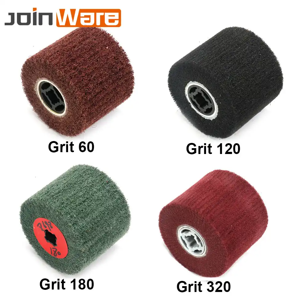 Abrasive Wire Drawing Wheel Brush Drum Burnishing Polishing Wheel Flap Nyalox Wheel #320 Grit