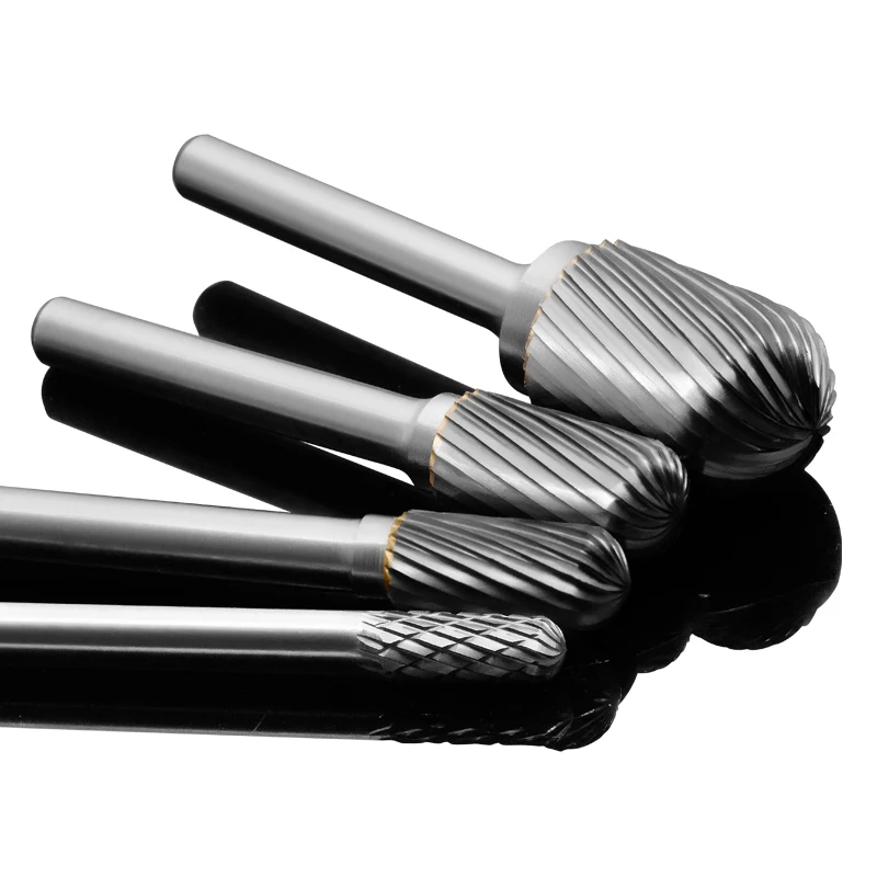 1pc 3mm Shank Tungsten Steel Burr Cutter Single-cut Grinding Carving Head Rotary Files Router Bit For Metal Polishing C Type 1pc 3mm Shank Tungsten Steel Burr Cutter Single-cut Grinding Carving Head Rotary Files Router Bit For Metal Polishing C Type