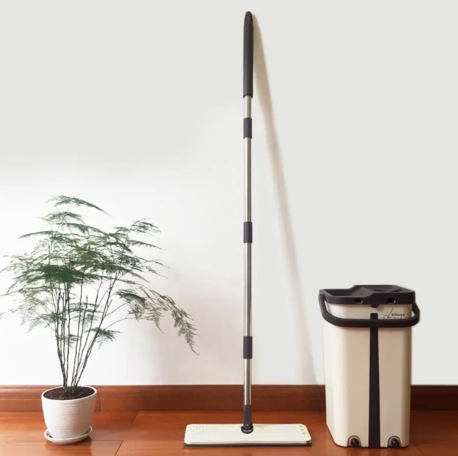 Spray Magic Automatic Spin Mop Avoid Hand Washing Ultrafine Fiber Cleaning Cloth Home Kitchen Wooden Floor Lazy Fellow Mop