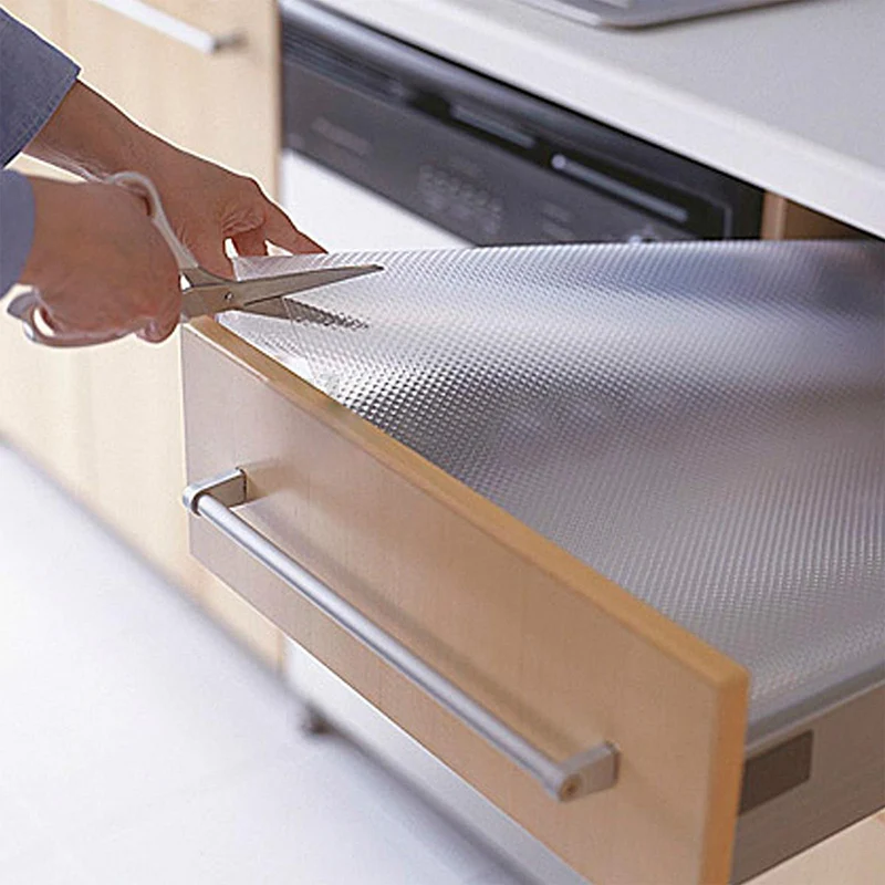  Waterproof Kitchen Table Mat Drawers Cabinet Shelf Liners Non Slip Cupboard Placemat Home Organizat