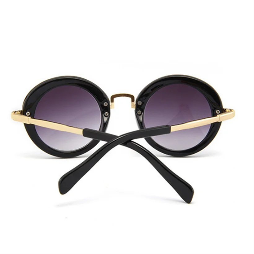 XojoX, детские солнцезащитные очки для мальчиков, фирменный дизайн, модные круглые солнцезащитные очки для девочек, детские очки, Ретро стиль, UV400