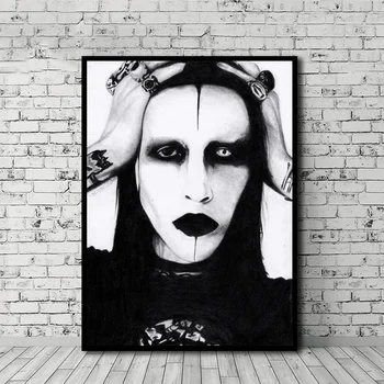 

Marilyn Manson Poster Canvas Painting Print Wall Art Home Decor No Frame Dropshipping