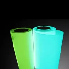 Светящийся в темноте 25 см x 50 см(1" x 20") теплопередача винил пресс машина режущий плоттер резак футболка DIY фольга пленка синий или зеленый