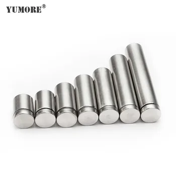 

Stainless Steel Solid Sign Standoff Spacers 25*25mm Glass Standoff Pin 100pcs/lot
