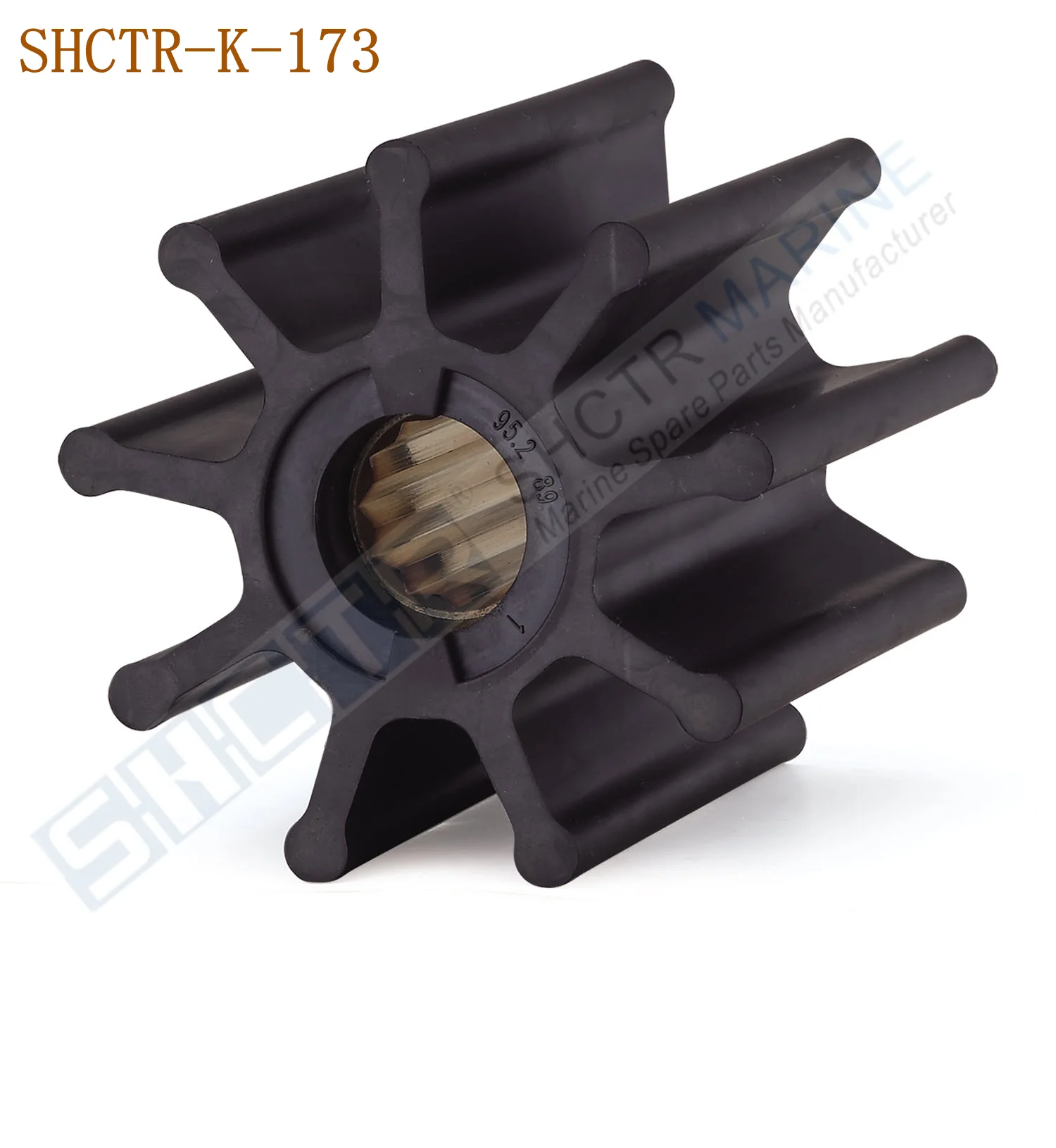 

SHCTR Flexible Impeller for JABSCO 6760-0001,JOHNSON 09-802B,KASHIYAMA SP280,JMP 8200,DJ Pump 086-0901