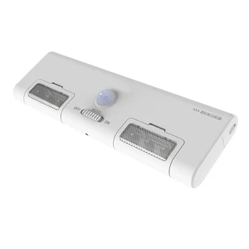 

Led Closet Light Battery Operated Stick-Anywhere Portable Sensor Light With 6 Led 90° Rotation For Garage/Entrance/Hallwa