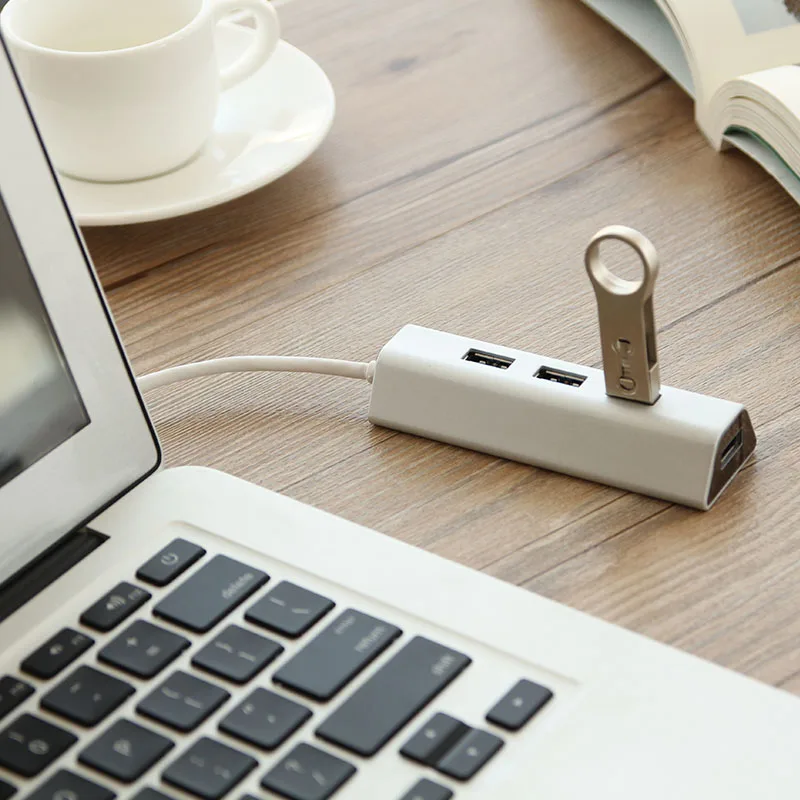 Acasis Hs0063 алюминиевый 4 порта 5 Гбит/с Usb 3,0 разветвитель Супер Скоростной Usb 3,0 концентратор с миниатюрным интерфейсом питания Usb
