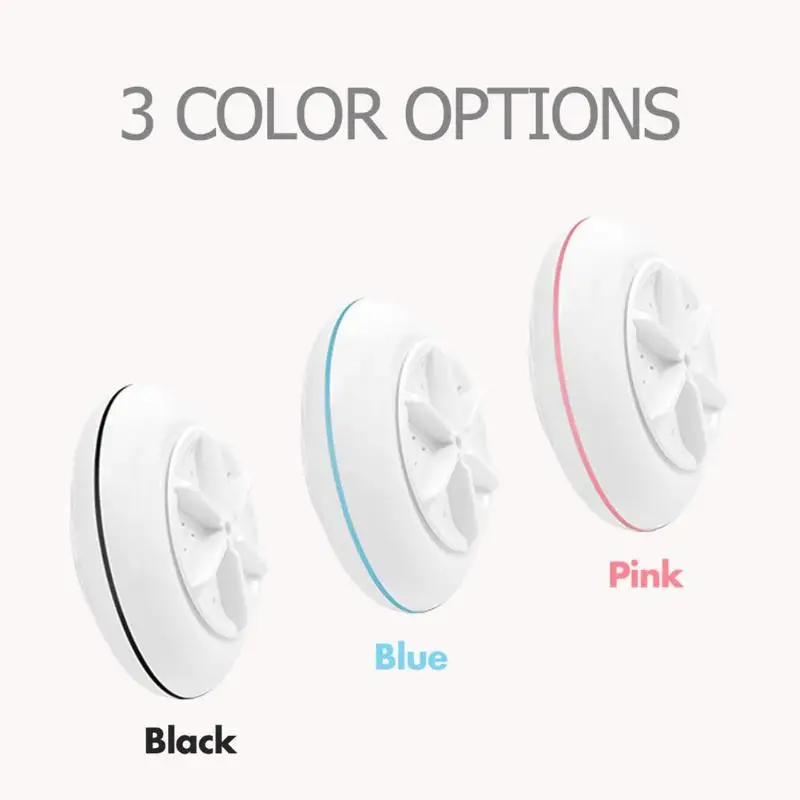 

2 in 1 USB Ultrasonic Mini Automatic Turbine Washing Machine for Silk Baby Clothes Special Spin Dryer Laundry Washer Dropship