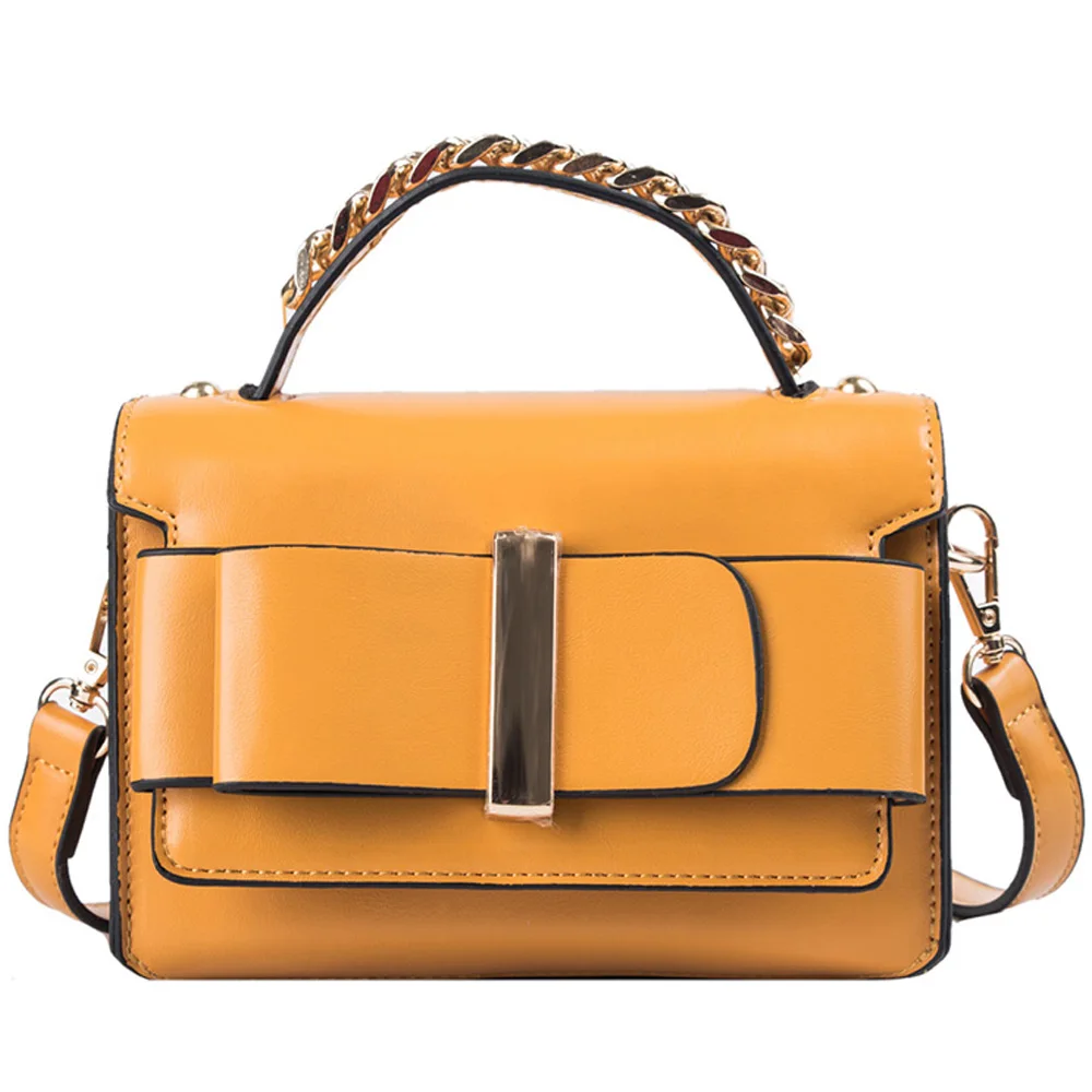 Famous Brand Crossbody Bag For Gilr Designer Fashion Chain Women PU