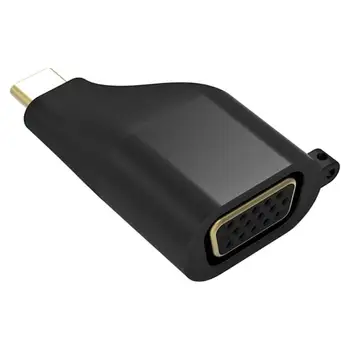 

USB Type C To VGA Female Adapter Single-Sided non-arc Design Computer VGA Connector Accessary For PC/Laptop